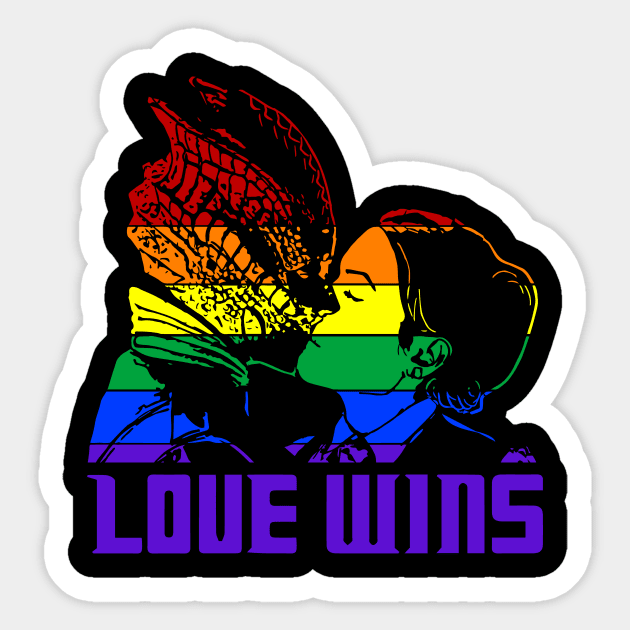 LOVE WINS Sticker by illproxy